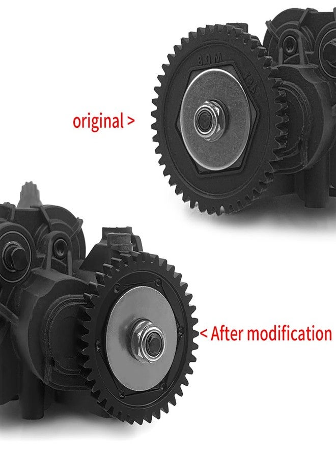 موهيرو ترس ناقل الحركة المعدني MOHERO RC 0.8M 39T 45T لجميع سيارات الزحف TRX4 TRX6 RC قطع غيار وملحقات الترقية (39T) - Image 2